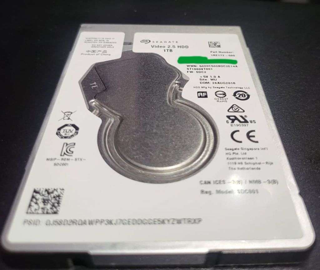 Internal Drives - 1TB Seagate 2.5` Video Hard Drive (100% Working) was ...